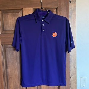 Clemson Purple/Orange Champion Polo Authentic Athleticwear